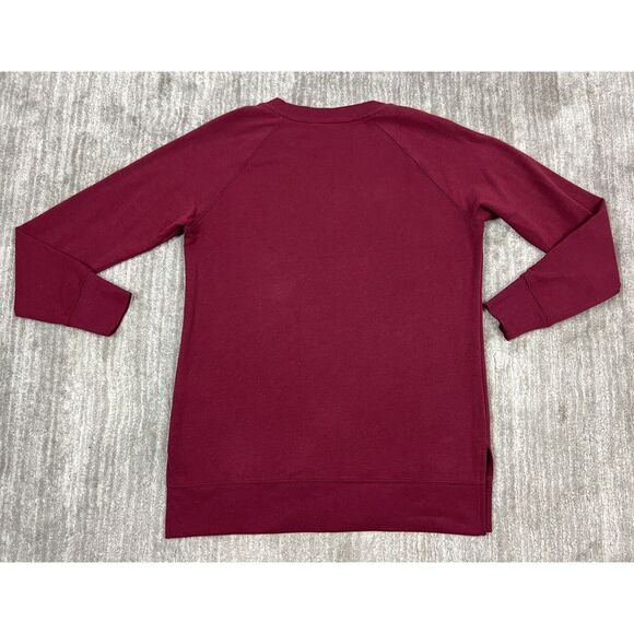 Eddie Bauer Shirt Mens‎ Small Red Pull Over Crew Neck Side Slits - Picture 7 of 10